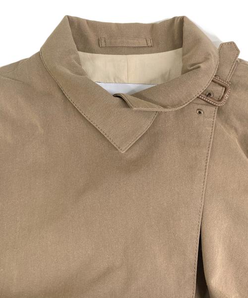 Aquascutum（アクアスキュータム）Aquascutum (アクアスキュータム) コットンナイロン素材ビッグシルエットコート 5020150090-85 ブラウン サイズ:Mの古着・服飾アイテム