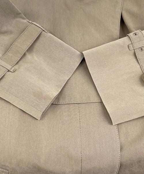 Aquascutum（アクアスキュータム）Aquascutum (アクアスキュータム) コットンナイロン素材ビッグシルエットコート 5020150090-85 ブラウン サイズ:Mの古着・服飾アイテム