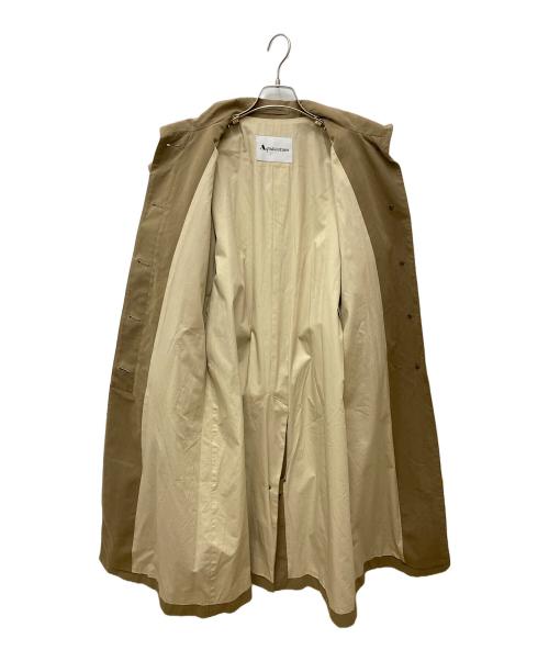 Aquascutum（アクアスキュータム）Aquascutum (アクアスキュータム) コットンナイロン素材ビッグシルエットコート 5020150090-85 ブラウン サイズ:Mの古着・服飾アイテム