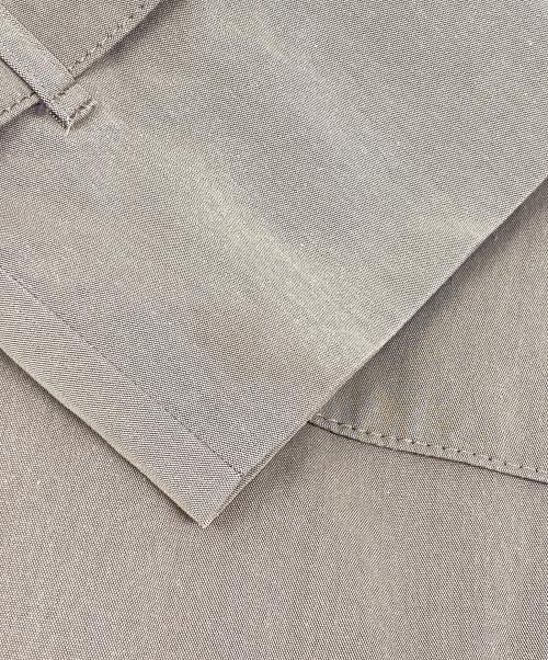 Aquascutum（アクアスキュータム）Aquascutum (アクアスキュータム) コットンナイロン素材ビッグシルエットコート 5020150090-85 ブラウン サイズ:Mの古着・服飾アイテム