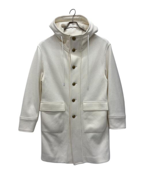 CABAN（キャバン）CABAN (キャバン) コットンカシミアフーデッドコート ホワイト サイズ:Mの古着・服飾アイテム