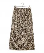 marmorsマルモア）の古着「original leopard skirt」｜ブラウン