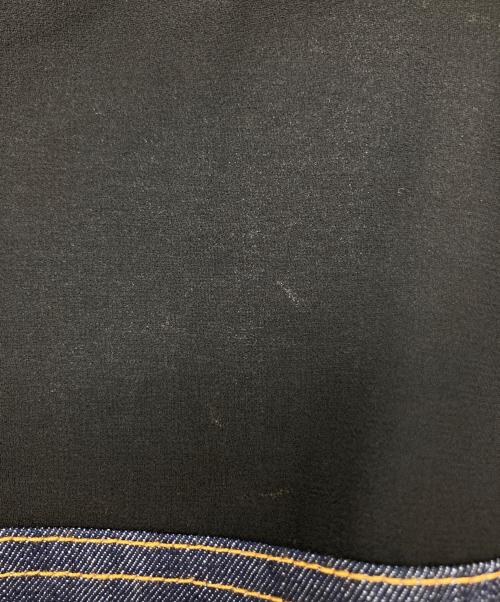 AULA AILA（アウラアイラ）AULA AILA (アウラアイラ) DENIM COMBINATION BLOUSON インディゴ×ブラックの古着・服飾アイテム