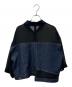 AULA AILA (アウラアイラ) DENIM COMBINATION BLOUSON インディゴ×ブラック：8000円