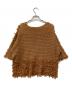 me ISSEY MIYAKE (ミーイッセイ ミヤケ) ハーフスリーブプリーツカットソー ブラウン サイズ:Free：5000円