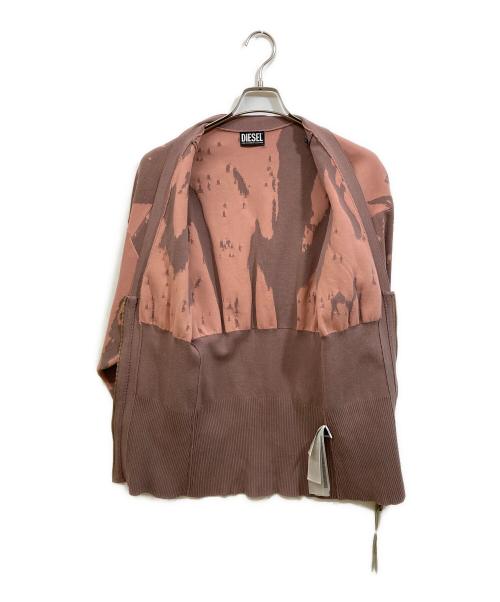 DIESEL（ディーゼル）DIESEL (ディーゼル) M-ATLANTIC ニットカーディガン ピンク サイズ:SIZE XSの古着・服飾アイテム