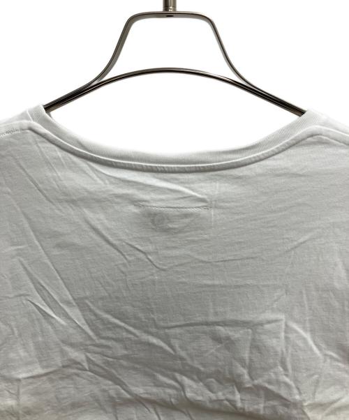 MM6 Maison Margiela（エムエムシックスメゾンマルジェラ）MM6 Maison Margiela (エムエムシックスメゾンマルジェラ) グリッタークルーネックTシャツ ホワイト サイズ:SIZE 14の古着・服飾アイテム