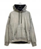 JOHN LAWRENCE SULLIVANジョン ローレンス サリバン）の古着「BLEACHED SWEAT HOODIE」｜ホワイト