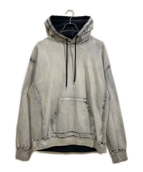 JOHN LAWRENCE SULLIVAN（ジョン ローレンス サリバン）JOHN LAWRENCE SULLIVAN (ジョン ローレンス サリバン) BLEACHED SWEAT HOODIE ホワイト サイズ:M 未使用品の古着・服飾アイテム