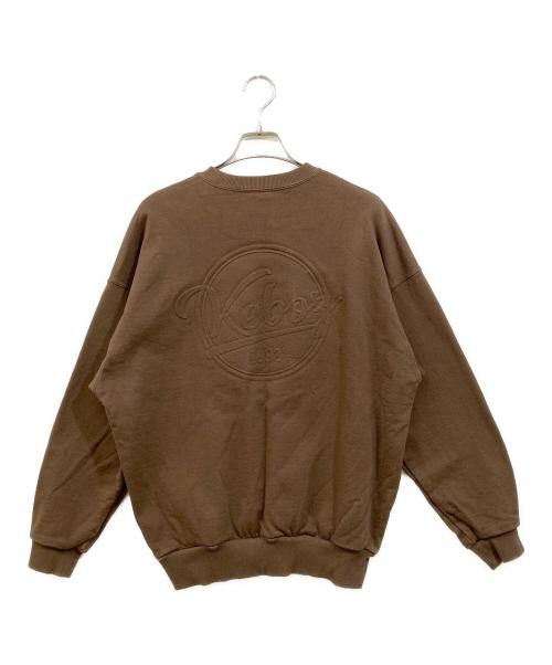 KEBOZ（ケボズ）KEBOZ (ケボズ) LOGO SWEAT CREWNECK ブラウン サイズ:SIZE Sの古着・服飾アイテム