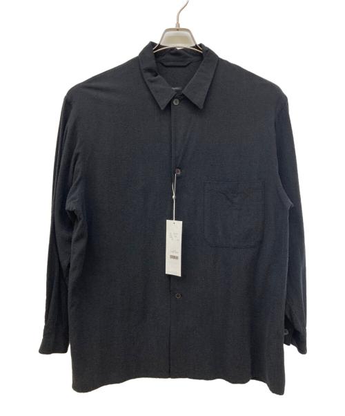 COMOLI（コモリ）COMOLI (コモリ) シルクノイルシャツジャケット ブラック サイズ:3 未使用品の古着・服飾アイテム