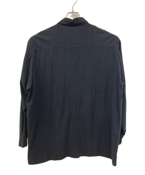 COMOLI（コモリ）COMOLI (コモリ) シルクノイルシャツジャケット ブラック サイズ:3 未使用品の古着・服飾アイテム