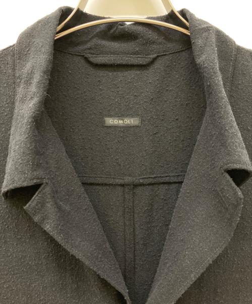 COMOLI（コモリ）COMOLI (コモリ) シルクノイルシャツジャケット ブラック サイズ:3 未使用品の古着・服飾アイテム