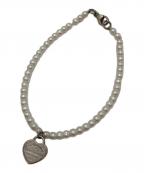 TIFFANY & Co.ティファニー）の古着「リターントゥ ブレスレット」｜ホワイト×シルバー