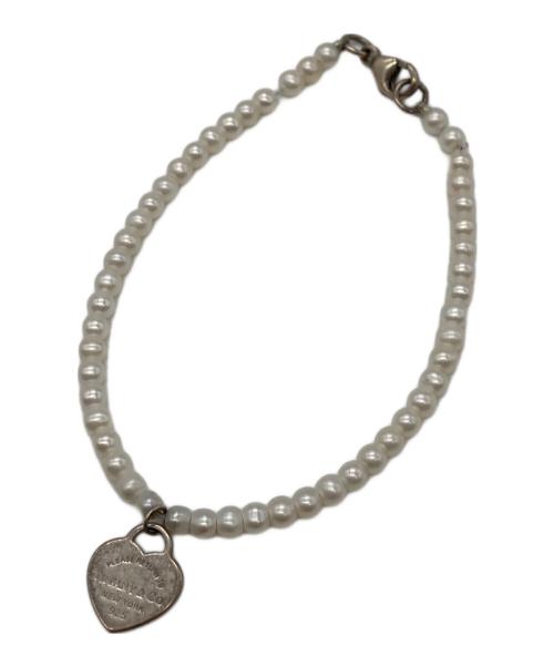 TIFFANY & Co.（ティファニー）TIFFANY & Co. (ティファニー) リターントゥ ブレスレット ホワイト×シルバーの古着・服飾アイテム
