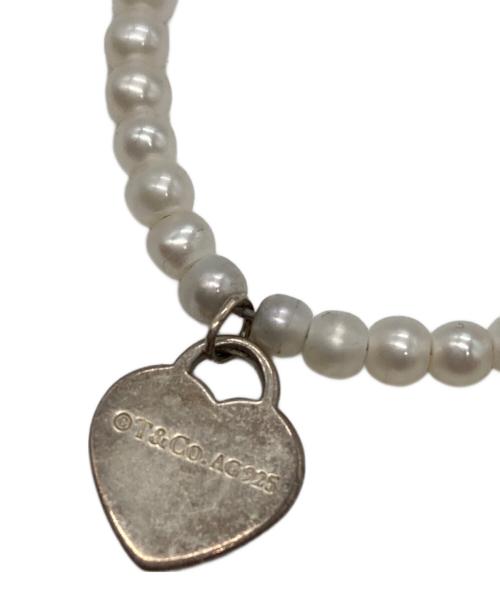 TIFFANY & Co.（ティファニー）TIFFANY & Co. (ティファニー) リターントゥ ブレスレット ホワイト×シルバーの古着・服飾アイテム