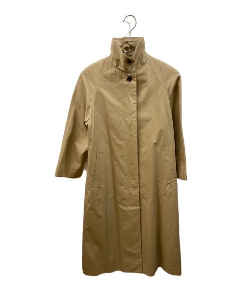 IENA（イエナ）IENA (イエナ) ハイカウントギャバ ステンカラーコート ベージュ サイズ:36の古着・服飾アイテム