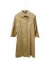 IENA（イエナ）の古着「ハイカウントギャバ ステンカラーコート」｜ベージュ
