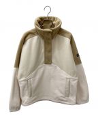 AIGLEエーグル）の古着「ハーフジップコントラストカラーフリースプルオーバー」｜ベージュ