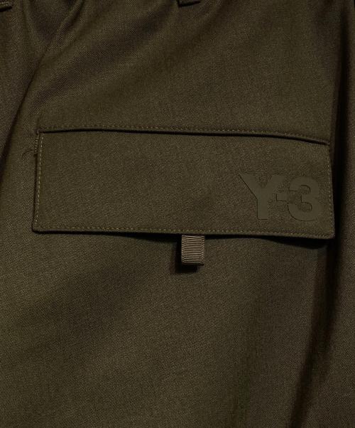 Y-3（ワイスリー）Y-3 (ワイスリー) CLASSIC REFINED WOOL STRETCH CARGO PANTS カーキ サイズ:Lの古着・服飾アイテム