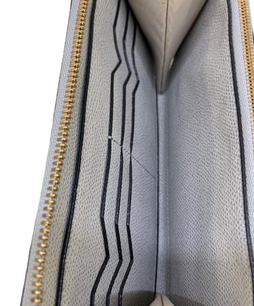 Valextra（ヴァレクストラ）Valextra (ヴァレクストラ) ラウンドジップ12カード長財布 グレーの古着・服飾アイテム