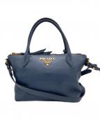 PRADAプラダ）の古着「2WAYショルダーバッグ」｜ネイビー