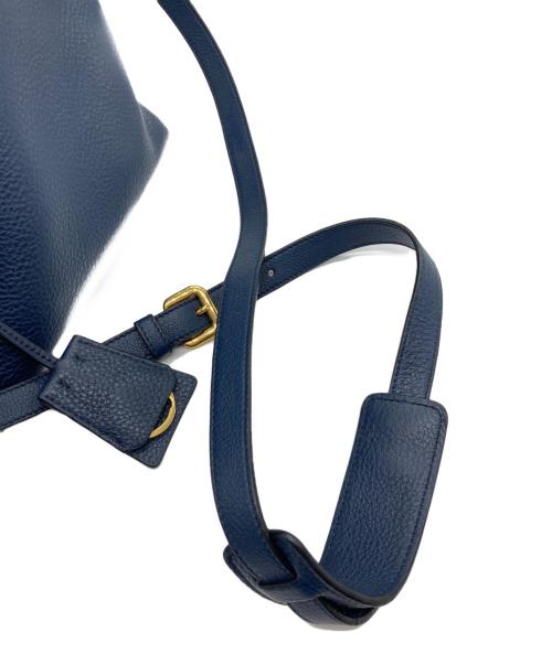 PRADA（プラダ）PRADA (プラダ) 2WAYショルダーバッグ ネイビーの古着・服飾アイテム