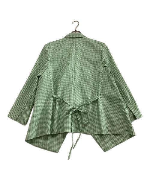 CABANA（カバナ）CABANA (カバナ) チェックテーラードジャケット グリーン サイズ:38の古着・服飾アイテム