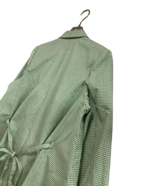 CABANA（カバナ）CABANA (カバナ) チェックテーラードジャケット グリーン サイズ:38の古着・服飾アイテム
