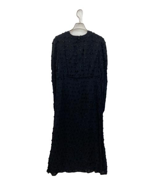 Demi-Luxe Beams（デミルクス ビームス）Demi-Luxe Beams (デミルクス ビームス) ドットジャガードドレス ブラック サイズ:36の古着・服飾アイテム