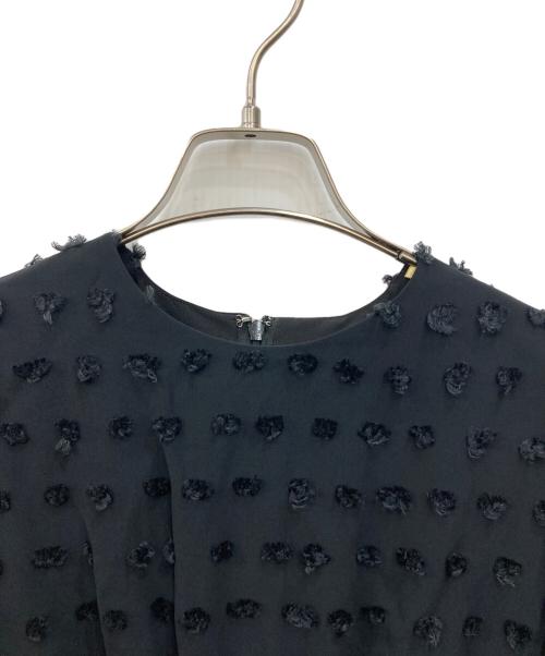 Demi-Luxe Beams（デミルクス ビームス）Demi-Luxe Beams (デミルクス ビームス) ドットジャガードドレス ブラック サイズ:36の古着・服飾アイテム