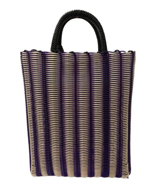 DIMINUTIVO（ディミヌティーボ）DIMINUTIVO (ディミヌティーボ) カゴバッグ パープル サイズ:-の古着・服飾アイテム