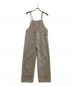 Whim Gazetteウィムガゼット）の古着「ピグメントダイオールインワン」｜ベージュ