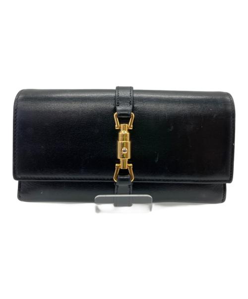 GUCCI（グッチ）GUCCI (グッチ) ジャッキー1961チェーンウォレット ブラックの古着・服飾アイテム