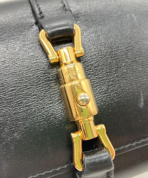 GUCCI（グッチ）GUCCI (グッチ) ジャッキー1961チェーンウォレット ブラックの古着・服飾アイテム