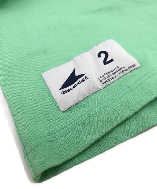 DESCENDANT（ディセンダント）DESCENDANT (ディセンダント) PORT ORGANIC COTTON LS グリーン サイズ:2の古着・服飾アイテム