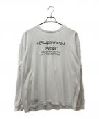 WTAPSダブルタップス）の古着「40PCT UPARMORED L/S TEE　221ATDT-LTM01S」｜ホワイト