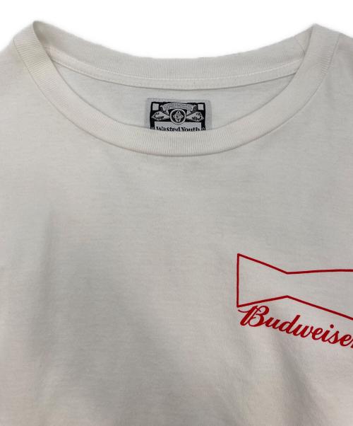 WASTED YOUTH（ウェイステッドユース）WASTED YOUTH (ウエステッド ユース) Long Sleeve T-shirt ホワイト サイズ:XLの古着・服飾アイテム