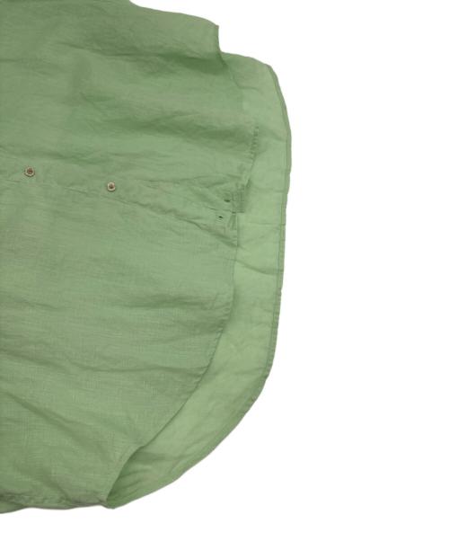 Spick and Span（スピック＆スパン）Spick and Span (スピック＆スパン) 80リネンカシュクールビッグシャツ グリーン サイズ:Freeの古着・服飾アイテム
