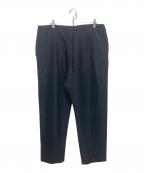 COMOLIコモリ）の古着「ウールシルクドローストリングパンツ」｜グレー