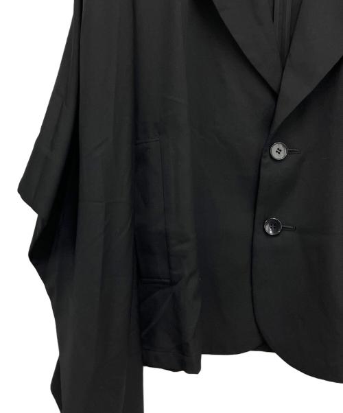 LIMI feu（リミフゥ）LIMI feu (リミフゥ) ウールポンチョジャケット ブラック サイズ:2の古着・服飾アイテム