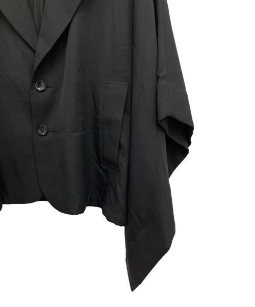 LIMI feu（リミフゥ）LIMI feu (リミフゥ) ウールポンチョジャケット ブラック サイズ:2の古着・服飾アイテム