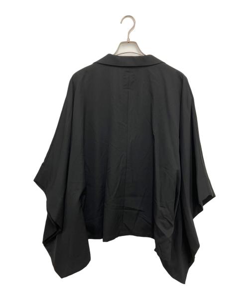 LIMI feu（リミフゥ）LIMI feu (リミフゥ) ウールポンチョジャケット ブラック サイズ:2の古着・服飾アイテム