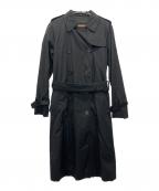 Aquascutumアクアスキュータム）の古着「ライナー付トレンチコート」｜ブラック