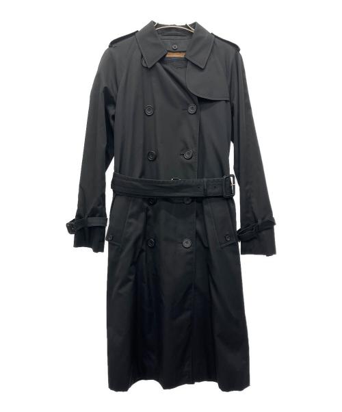 Aquascutum（アクアスキュータム）Aquascutum (アクアスキュータム) ライナー付トレンチコート ブラック サイズ:8Sの古着・服飾アイテム