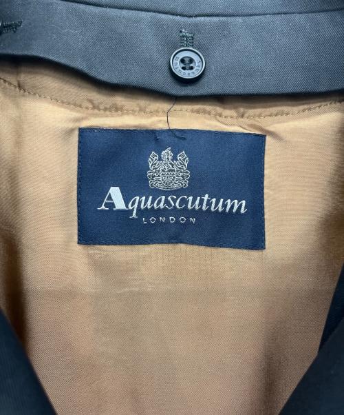 Aquascutum（アクアスキュータム）Aquascutum (アクアスキュータム) ライナー付トレンチコート ブラック サイズ:8Sの古着・服飾アイテム