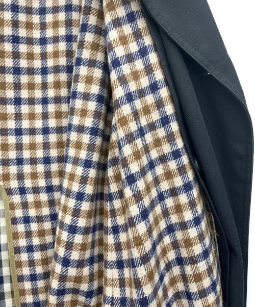 Aquascutum（アクアスキュータム）Aquascutum (アクアスキュータム) ライナー付トレンチコート ブラック サイズ:8Sの古着・服飾アイテム