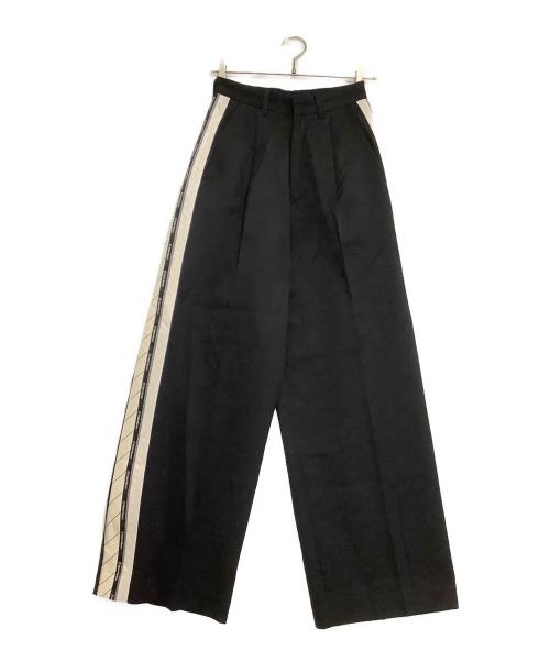PRANK PROJECT（プランクプロジェクト）PRANK PROJECT (プランクプロジェクト) Waistband Lining Sideline Pants ブラック サイズ:38の古着・服飾アイテム