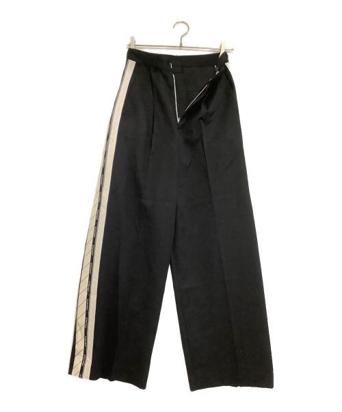 PRANK PROJECT（プランクプロジェクト）PRANK PROJECT (プランクプロジェクト) Waistband Lining Sideline Pants ブラック サイズ:38の古着・服飾アイテム