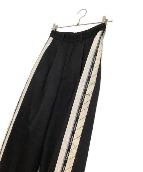 PRANK PROJECT（プランクプロジェクト）PRANK PROJECT (プランクプロジェクト) Waistband Lining Sideline Pants ブラック サイズ:38の古着・服飾アイテム